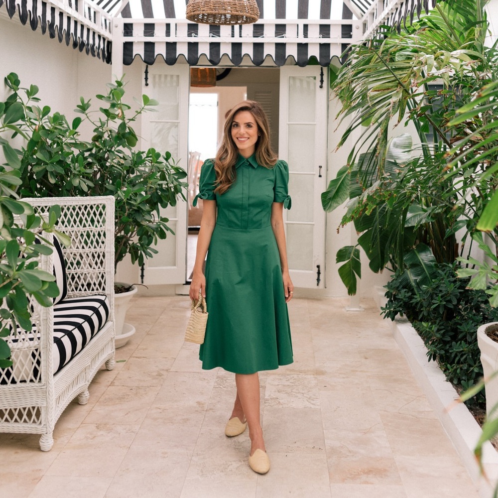 Gal Meets Glam Green Willow Dress size 6